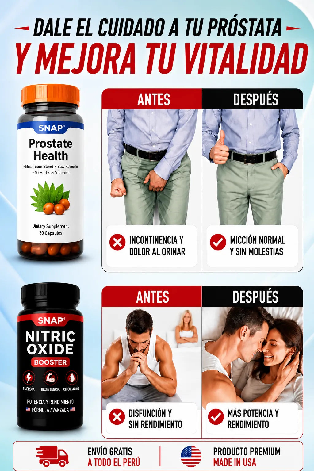 Pack 2x1 Prostate Max™ | Fórmula Doble para la Salud Prostática y la Energía