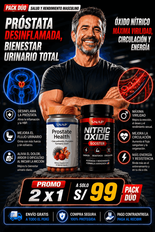Pack 2x1 Prostate Max™ | Fórmula Doble para la Salud Prostática y la Energía