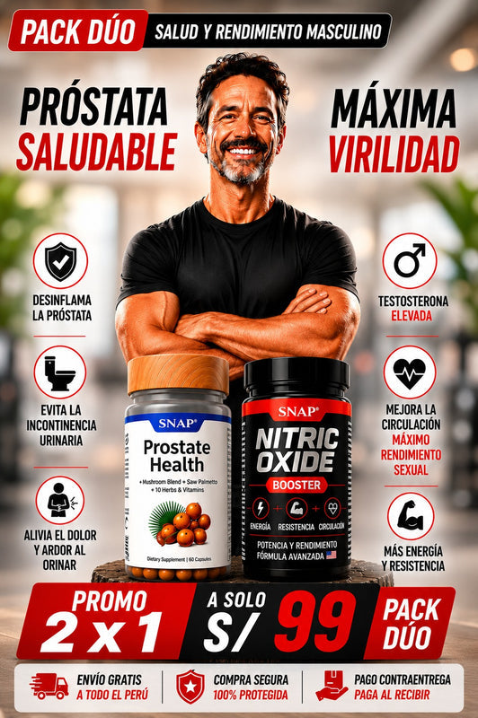 Pack 2x1 Prostate Max™ | Fórmula Doble para la Salud Prostática y la Energía