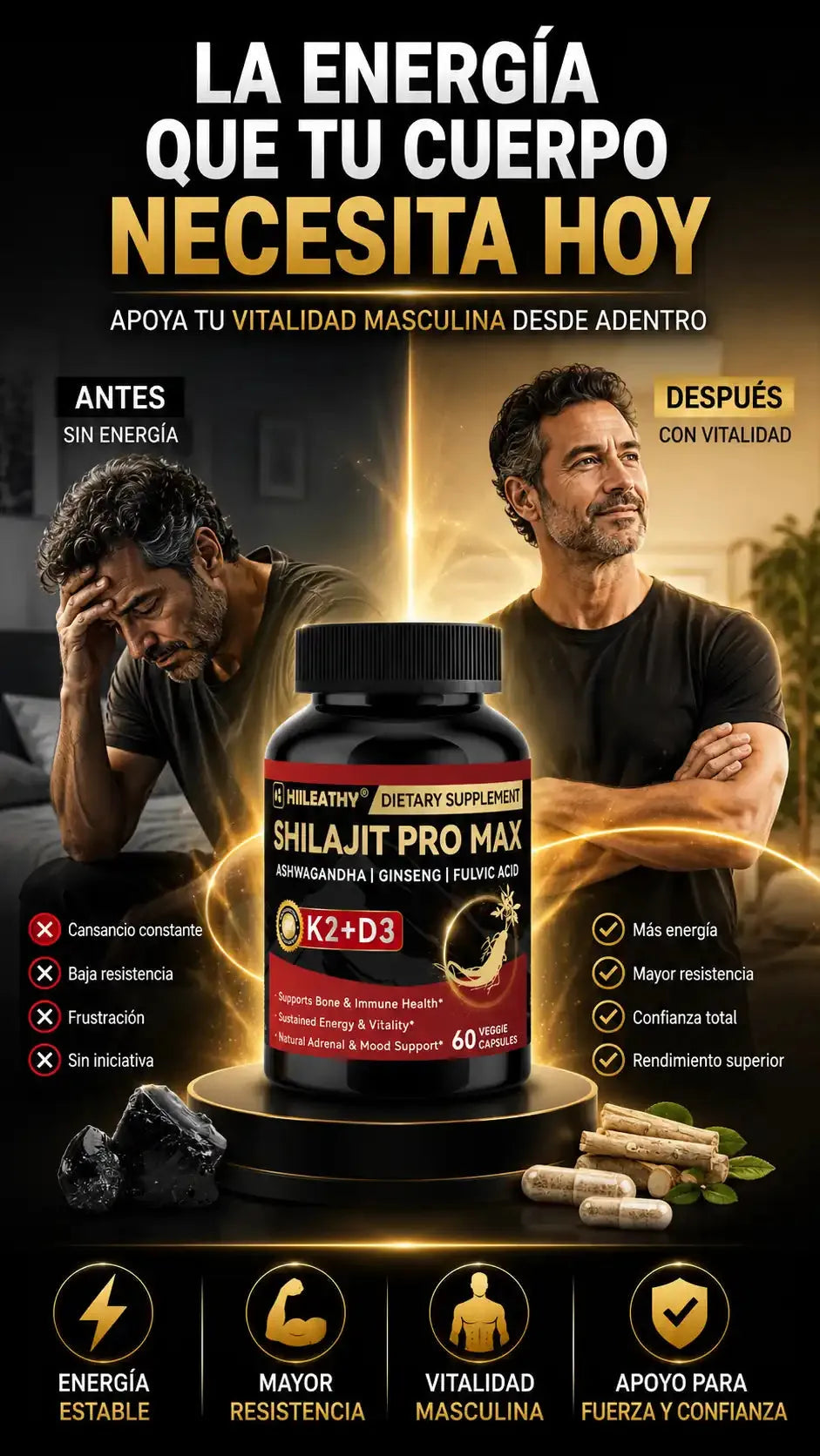 Shilajit Pro MaxⓂ - ENVIO GRATIS 🎁