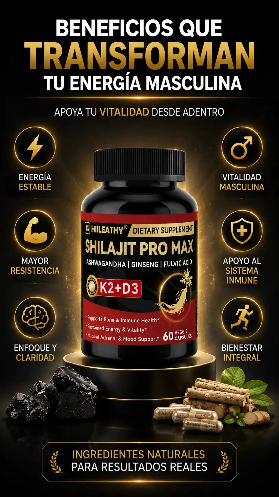 Shilajit Pro MaxⓂ - ENVIO GRATIS 🎁