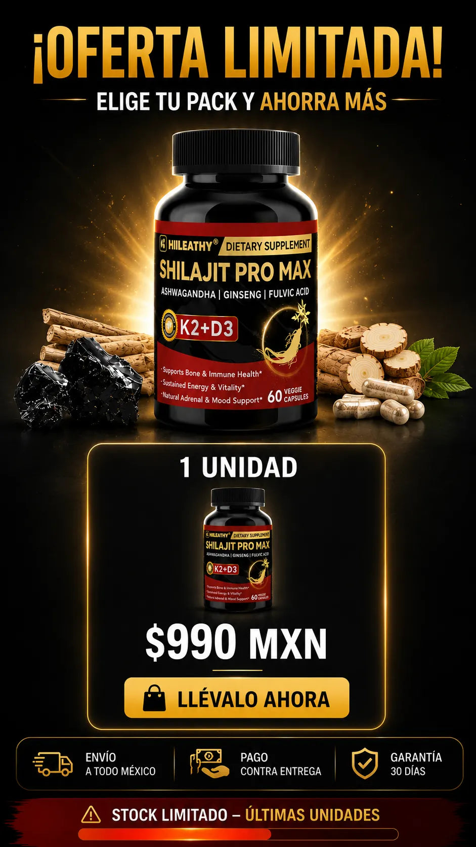 Shilajit Pro MaxⓂ - ENVIO GRATIS 🎁
