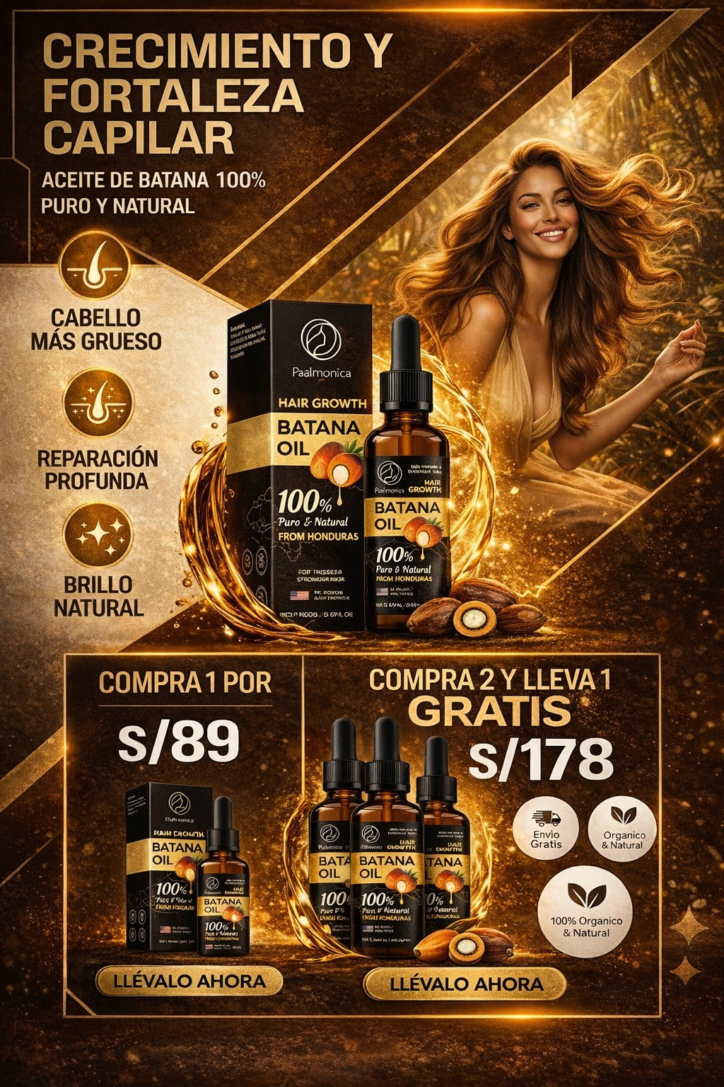 BATANA OIL | TEXTURA, SUAVIDAD Y VIDA PARA TU CABELLO