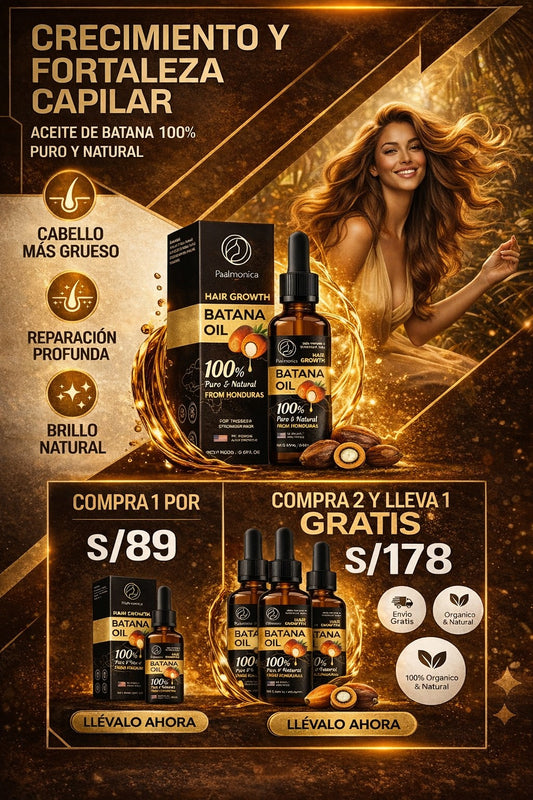 BATANA OIL | TEXTURA, SUAVIDAD Y VIDA PARA TU CABELLO