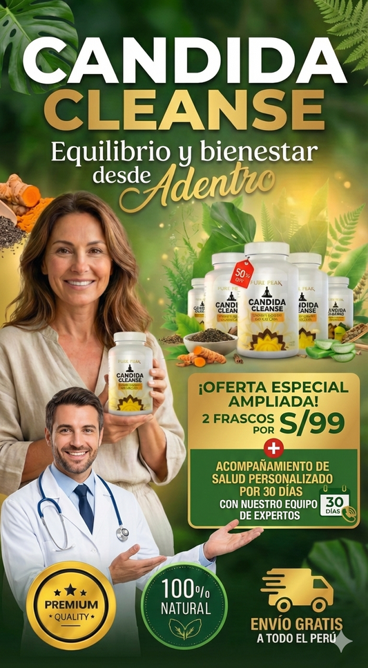 PACK 2 CANDIDA PREMIUM + ACOMPAÑAMIENTO EN SALUD 30 DIAS