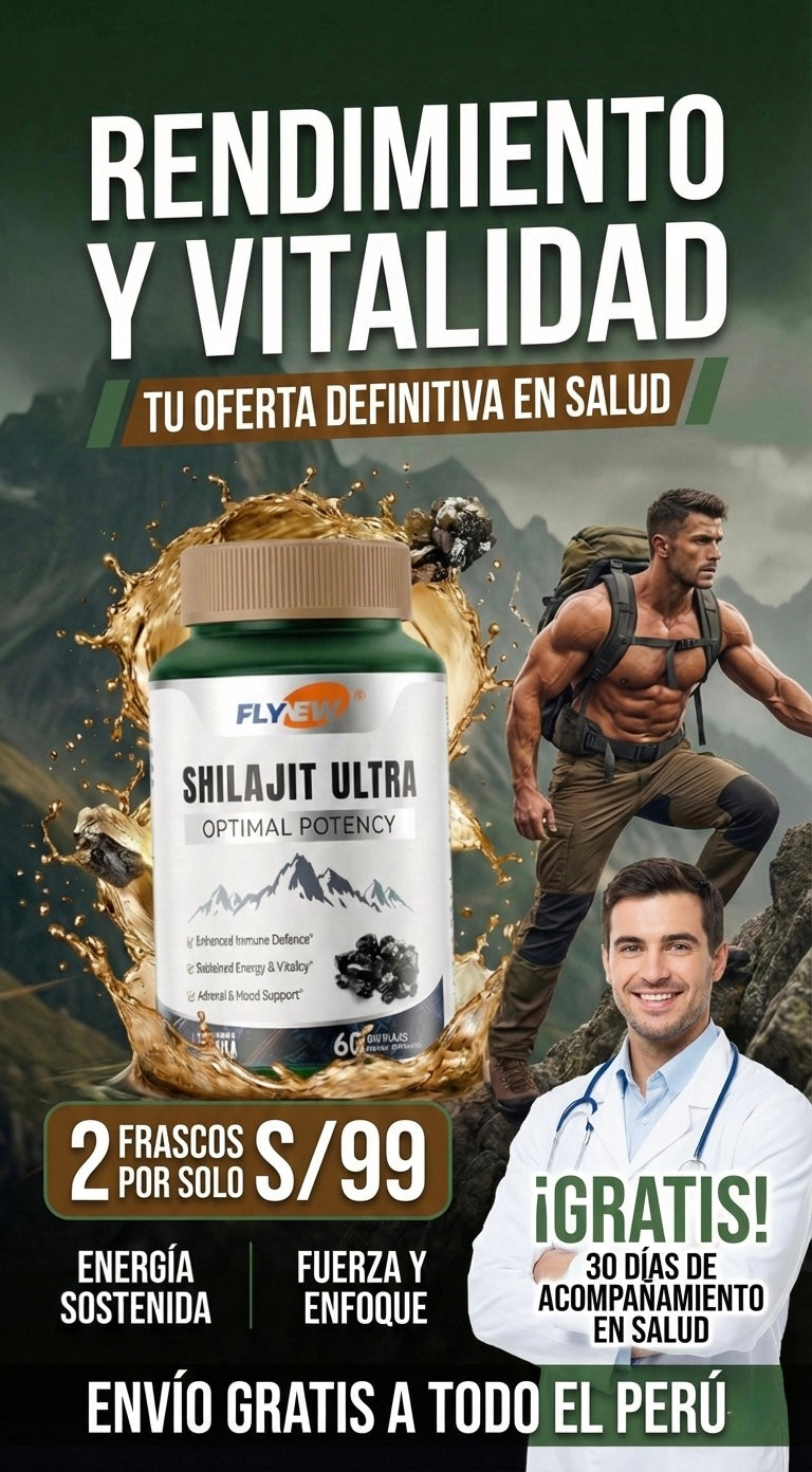 PACK 2 PREMIUM SHILAJIT ULTRA + ACOMPAÑAMIENTO EN SALUD POR 30 DÍAS