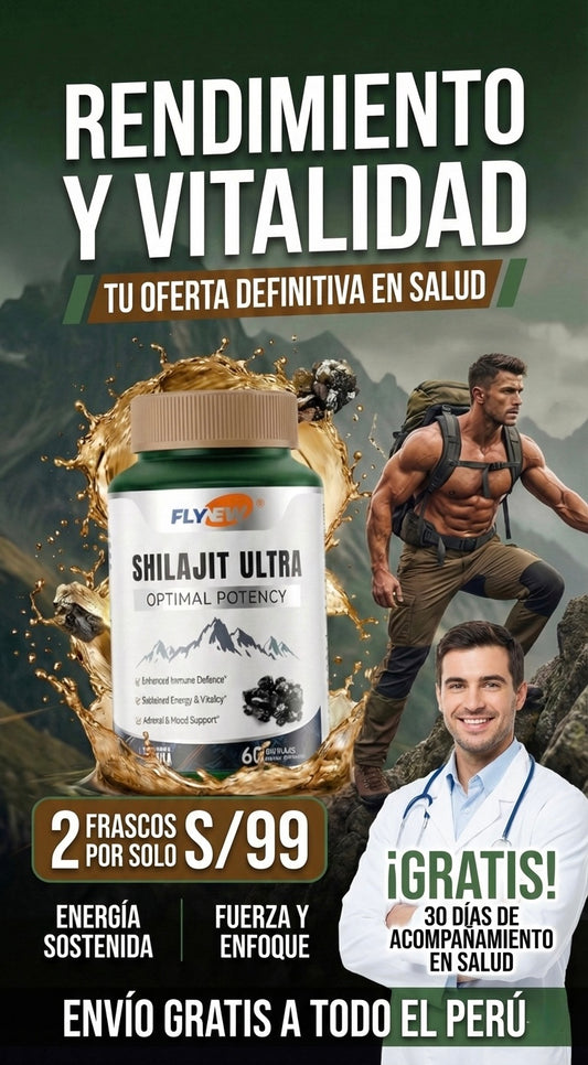 PACK 2 PREMIUM SHILAJIT ULTRA + ACOMPAÑAMIENTO EN SALUD POR 30 DÍAS